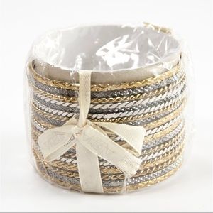 Amrita Singh Silver/Gold Bangles Set.